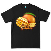 Black Mango Tropical Summer Premium Tee - Jasminsmagicworld
