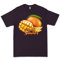 Plum Mango Tropical Summer Premium Tee - Jasminsmagicworld