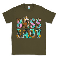 Army Green Boss Lady Classic Tee - BundleAndBundleShop