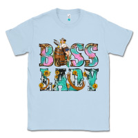 Dusty Blue Boss Lady Classic Tee - BundleAndBundleShop