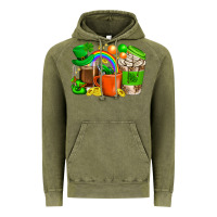 Vintage Olive St. Patricks Day Coffee Cups Vintage Hoodie - BundleAndBundleShop