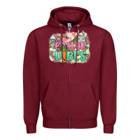 Burgundy Easter vibes Easter Day Zipper Hoodie - HowdyJamesFarm