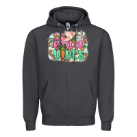Smoke Easter vibes Easter Day Zipper Hoodie - HowdyJamesFarm