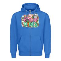 True Royal Easter vibes Easter Day Zipper Hoodie - HowdyJamesFarm
