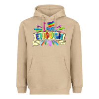 Mushroom I am enough Heavyweight Hoodie - FaDigitalArtStudio