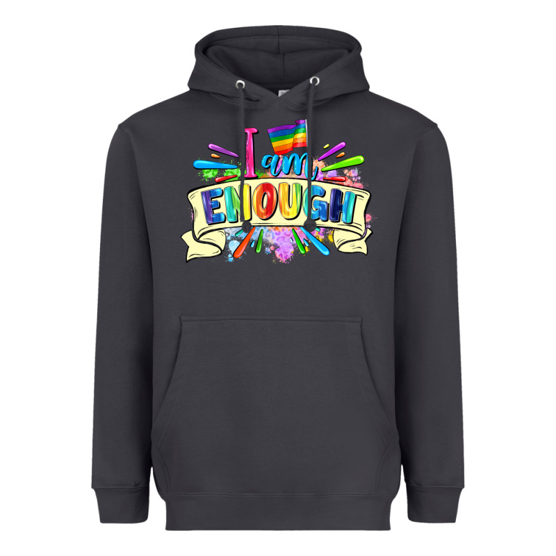 I Am Enough Heavyweight Hoodie by FaDigitalArtStudio | Teevron