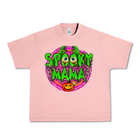 Salmon spooky mama Urban Heavy Tee - BundleAndBundleShop