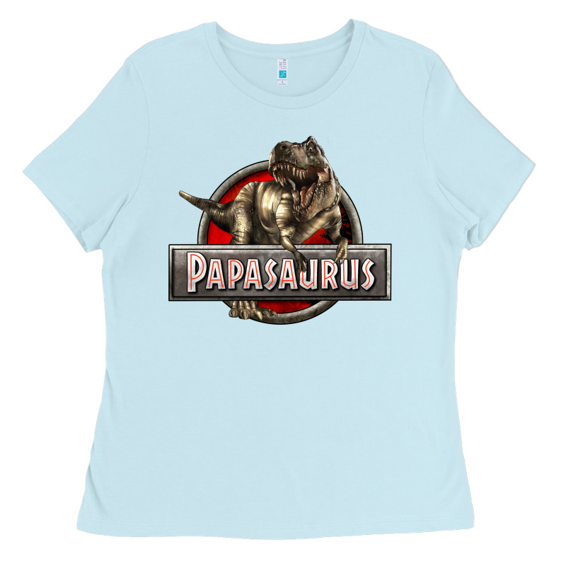 Papasaurus T-rex Ladies Tee by LillyAllenDesigns | Teevron