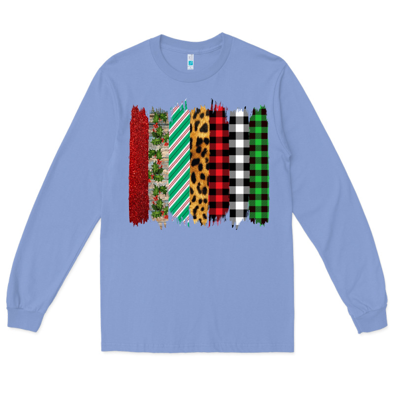 Christmas Brushstrokes Long Sleeve Tee by Bettercallsaul | Teevron