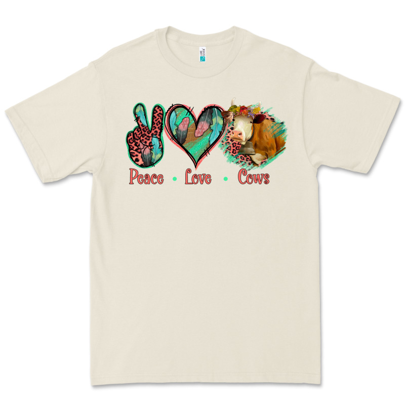 Peace Love Cows Premium Tee by Jasminsmagicworld | Teevron