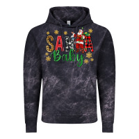 Cloud Black Santa Baby With Santa Vintage Hoodie - BundleAndBundleShop