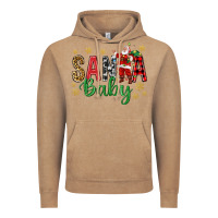 Vintage Coffee Santa Baby With Santa Vintage Hoodie - BundleAndBundleShop