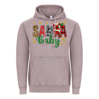 Vintage Zinc Santa Baby With Santa Vintage Hoodie - BundleAndBundleShop
