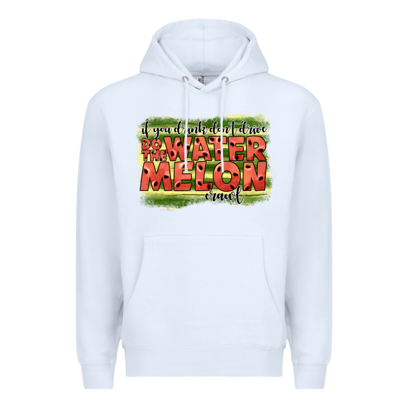 İf You Drink Don't Drive Do The Watermelon Crawl2 Premium Hoodie by JahusDesignShop | Teevron