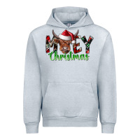 Heather Grey moey Christmas Urban Hoodie - CowhideDigitalArt