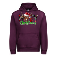 Mauve Wine moey Christmas Urban Hoodie - CowhideDigitalArt