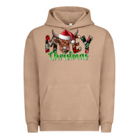 Pigment Burro moey Christmas Urban Hoodie - CowhideDigitalArt