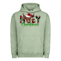 Pigment Oil Green moey Christmas Urban Hoodie - CowhideDigitalArt