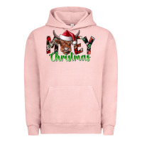 Pigment Salmon moey Christmas Urban Hoodie - CowhideDigitalArt