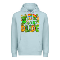 Blue Mist St. Patrick's Lucky little dude Premium Hoodie - OliviaCreatesArt
