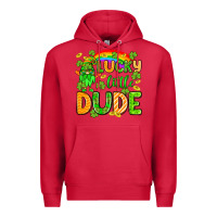 Cardinal St. Patrick's Lucky little dude Premium Hoodie - OliviaCreatesArt