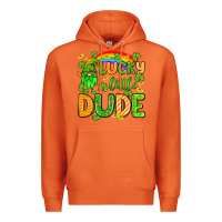 Carrot St. Patrick's Lucky little dude Premium Hoodie - OliviaCreatesArt
