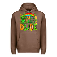 Chestnut St. Patrick's Lucky little dude Premium Hoodie - OliviaCreatesArt