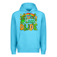 Ocean Blue St. Patrick's Lucky little dude Premium Hoodie - OliviaCreatesArt