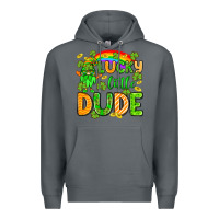 Rock St. Patrick's Lucky little dude Premium Hoodie - OliviaCreatesArt