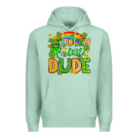 Seafoam St. Patrick's Lucky little dude Premium Hoodie - OliviaCreatesArt