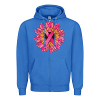 True Royal Cancer ribbon sunflower Cancer Awareness Zipper Hoodie - HowdyJamesFarm