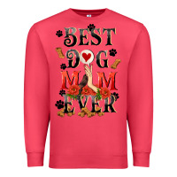Best Dog Mom Ever Mother's Day Premium Sweatshirt | Teevron