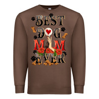 Chestnut Best dog mom ever Mother's Day Premium Sweatshirt - FaDigitalArtStudio
