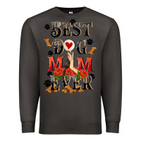 Smoke Best dog mom ever Mother's Day Premium Sweatshirt - FaDigitalArtStudio