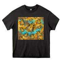 Asphalt Bumble Bees Heavy Core Tee - LillyAllenDesigns