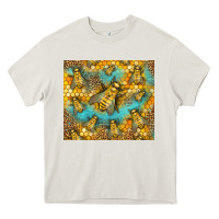 Cream Bumble Bees Heavy Core Tee - LillyAllenDesigns