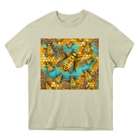 Mossy Bumble Bees Heavy Core Tee - LillyAllenDesigns