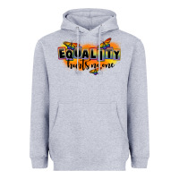 Heather Grey Equality hurts no one Heavyweight Hoodie - FaDigitalArtStudio