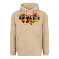 Mushroom Equality hurts no one Heavyweight Hoodie - FaDigitalArtStudio