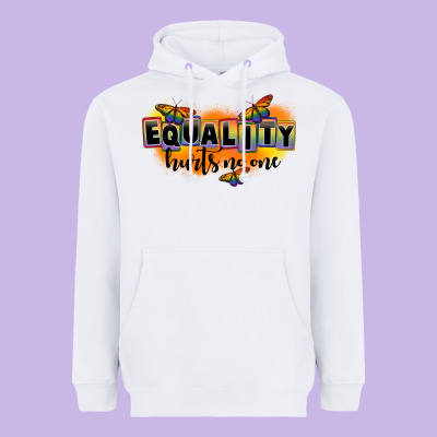 Equality Hurts No One Heavyweight Hoodie Designed By Fadigitalartstudio