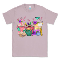 Lilac School Girl Coffee Cup Bbs Classic Tee - BundleAndBundleShop