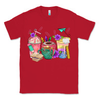 Red School Girl Coffee Cup Bbs Classic Tee - BundleAndBundleShop