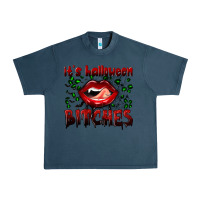 Midnight Navy it's halloween bitches Urban Heavy Tee - BundleAndBundleShop