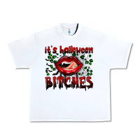 White it's halloween bitches Urban Heavy Tee - BundleAndBundleShop