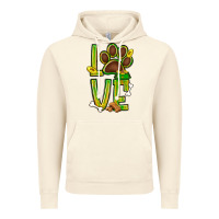 Vintage Artic Tie dye St. Patrick's Day love dog paw Vintage Hoodie - BundleAndBundleShop