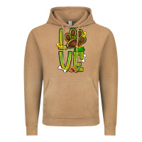 Vintage Camel Tie dye St. Patrick's Day love dog paw Vintage Hoodie - BundleAndBundleShop