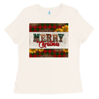 Bone merry Christmas sunflowers Ladies Tee - Jasminsmagicworld