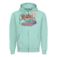 Seafoam I'm a Nurse what's your superpower Zipper Hoodie - CowGirlArtShop
