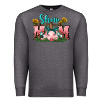 Charcoal Heather Show mom pig Mother's Day Premium Sweatshirt - FaDigitalArtStudio