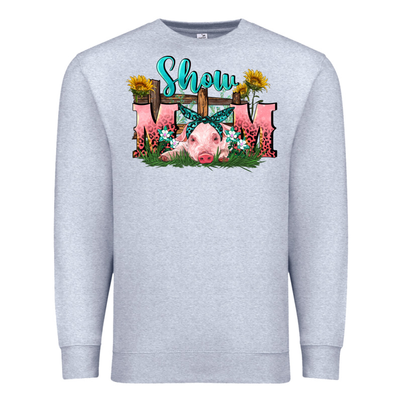 Show Mom Pig Mother's Day Premium Sweatshirt by FaDigitalArtStudio | Teevron